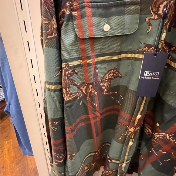 COPY - POLO RALPH LAUREN Men’s Horse riding equestrian pattern long sleeve hirts - Picture 3 of 5
